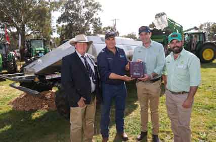 Autonomous sprayer wins coveted Henty Machine of the Year