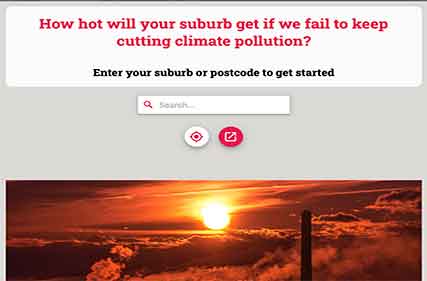 New interactive map shows how action - Climate Change Map