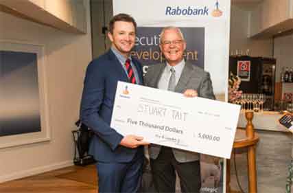 Tait wins management prize for impressive business plan and blue sky thinking