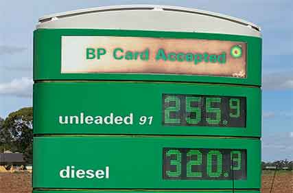 Survey shows price increase has flowed through to fuel and fertiliser